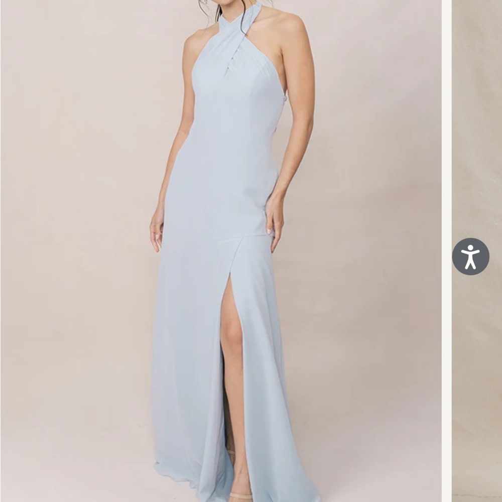 Revelry Athena periwinkle dress